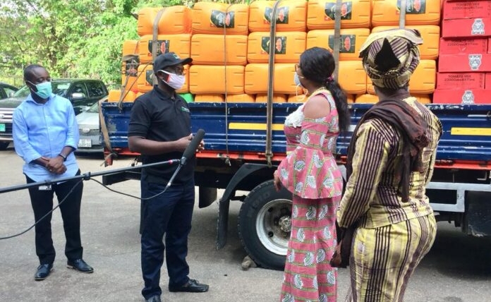 Bank of Africa supports COVID-19 fight with 700 bags of rice and other items